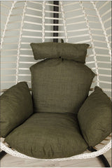 Capri Rattan Tek Kişilik Bahçe Salıncağı Bahçe Mobilyası Balkon Salıncağı