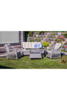 Garden Monaco Rattan Bahçe Balkon Mobilyası 2+1+1 ve Masa