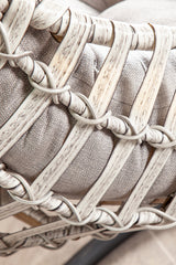 Split Tek Kişilik Bahçe Salıncağı Balkon Salıncağı Ayaklı Rattan Salıncak