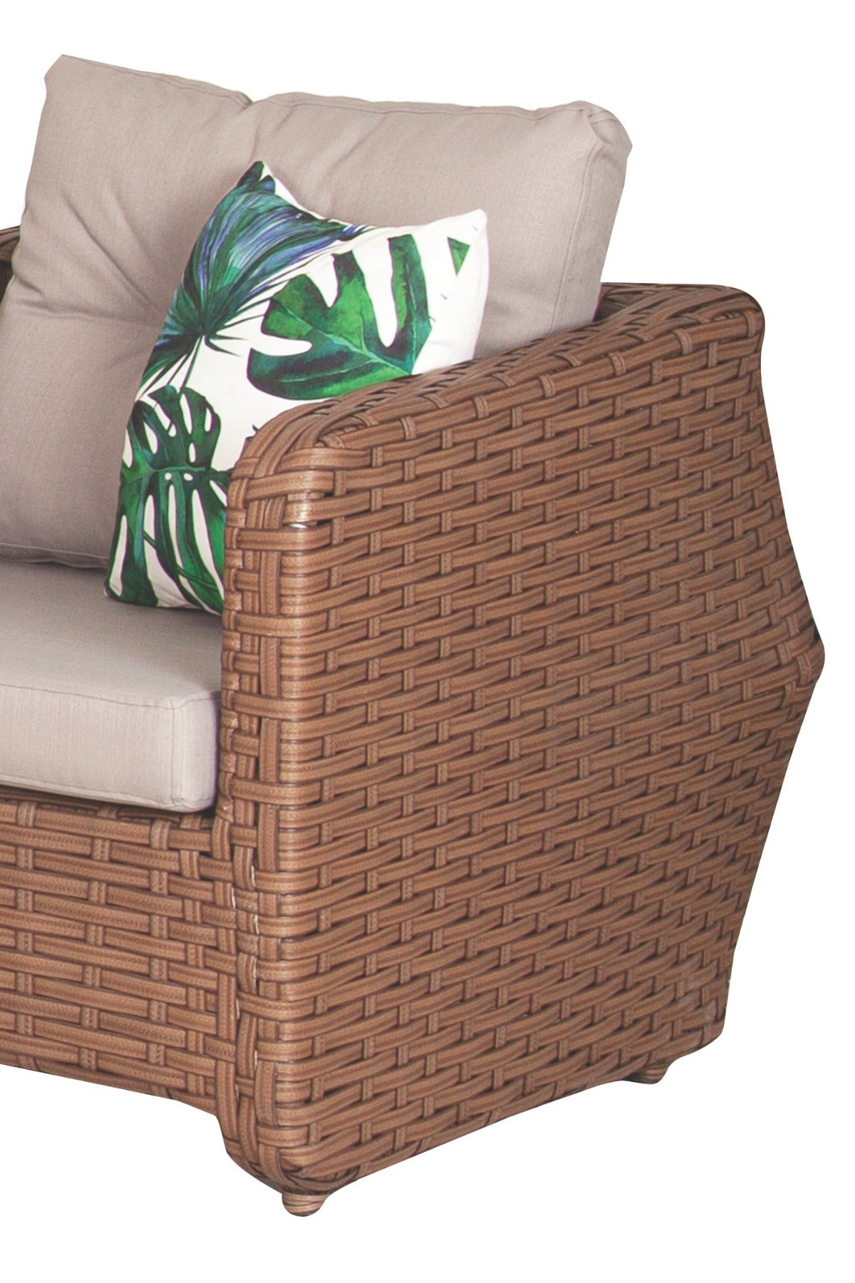 Pucon Bahçe Balkon Rattan Oturma Grubu 4 Kişilik 2+1+1 Koltuk Takımı