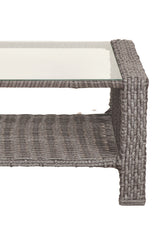 Pucon Bahçe Balkon Rattan Oturma Grubu 4 Kişilik 2+1+1 Koltuk Takımı
