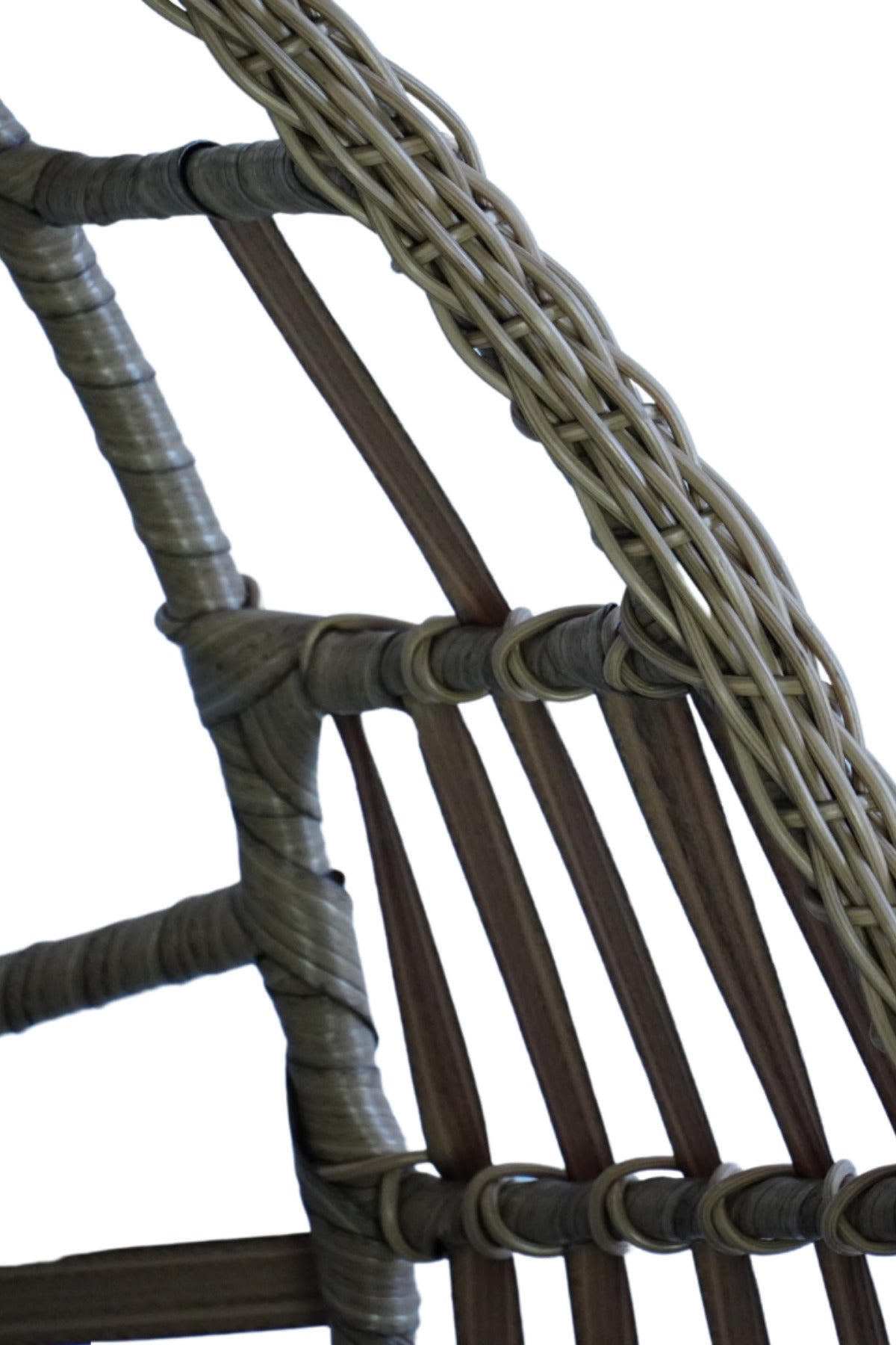 Yarım Damla Tek Kişilik Ayaklı Bahçe Salıncağı Balkon/Teras Salıncağı, 120 Kg