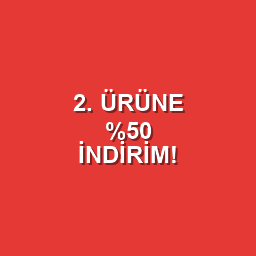 2. Ürüne %50 İndirim!
